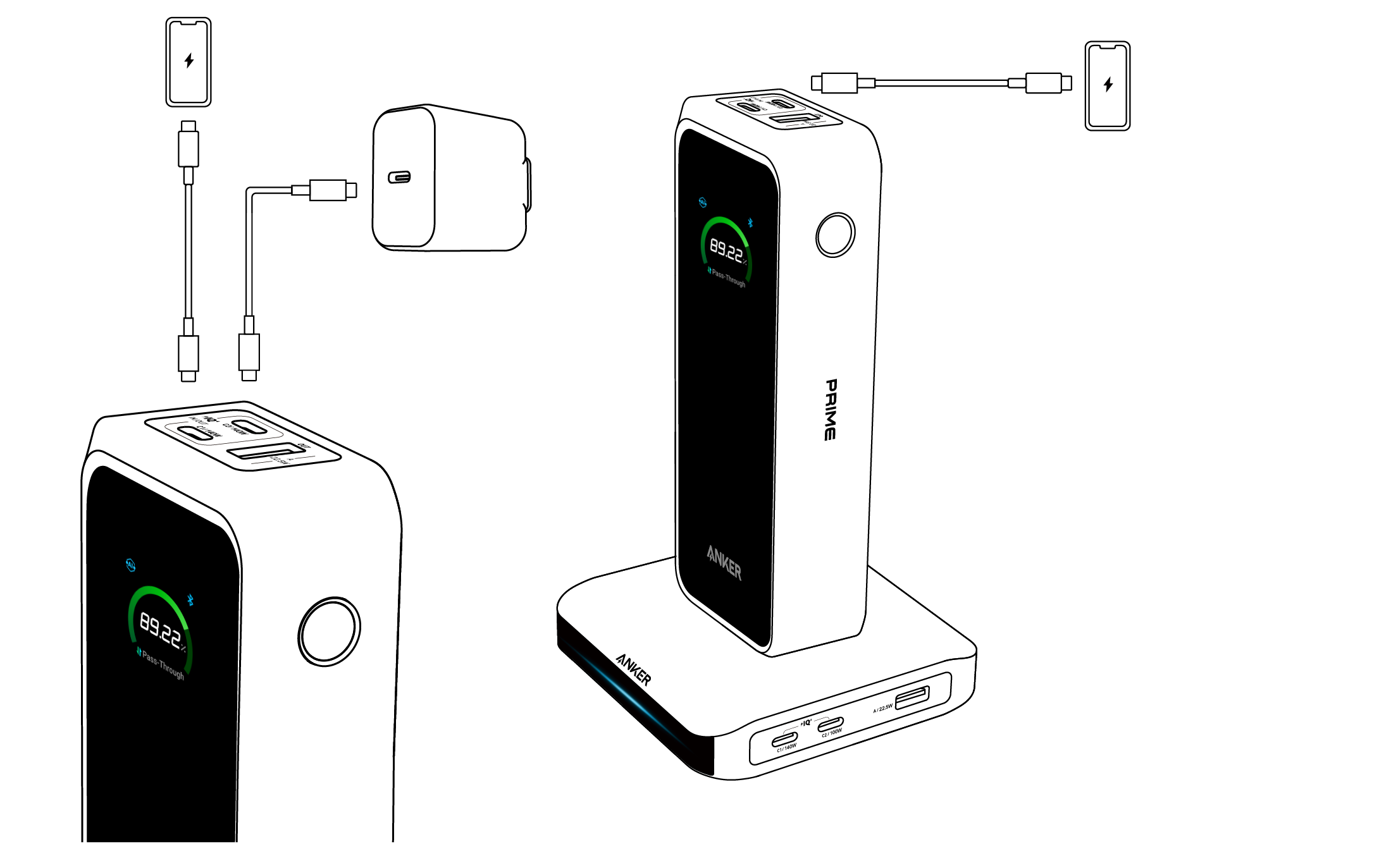 Anker Prime Power Bank (26K, 300W) User Guide (A110A)