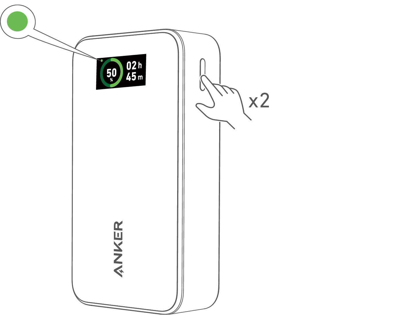 Anker 533 Power Bank (PowerCore 30W) 取扱説明書 (A1256)