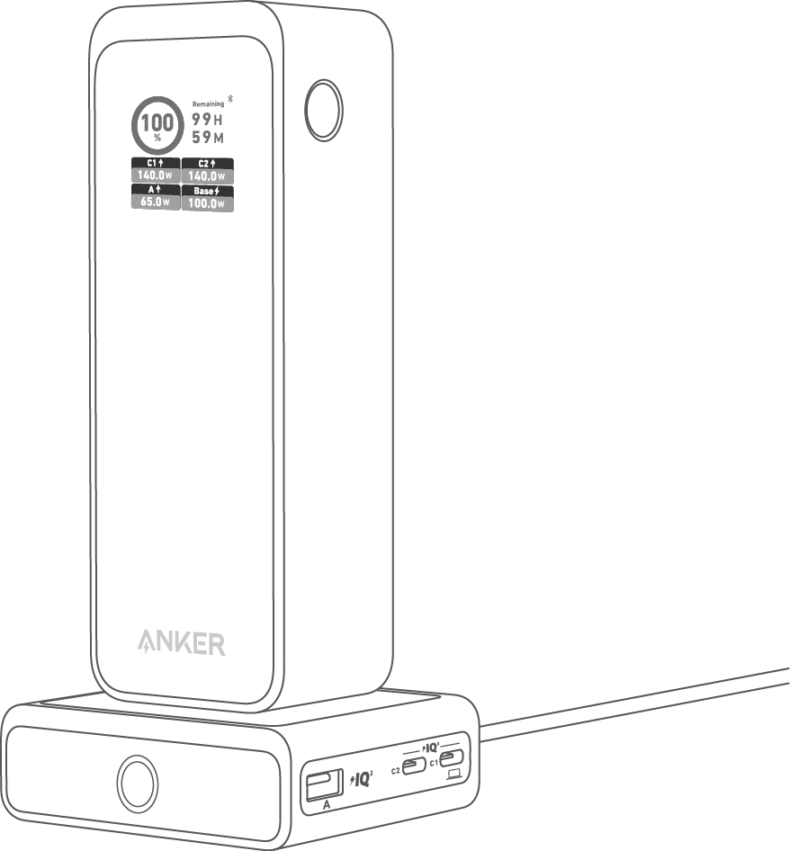 Anker Prime 27,650mAh Power Bank (250W) 取扱説明書 (A1340)