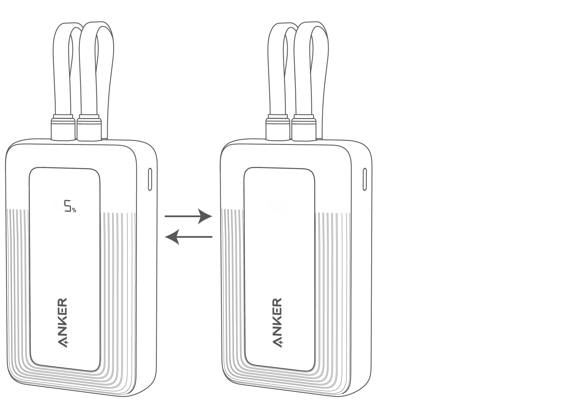 Anker Zolo Power Bank (20K, 45W, Built-In Dual USB-C Cables) User