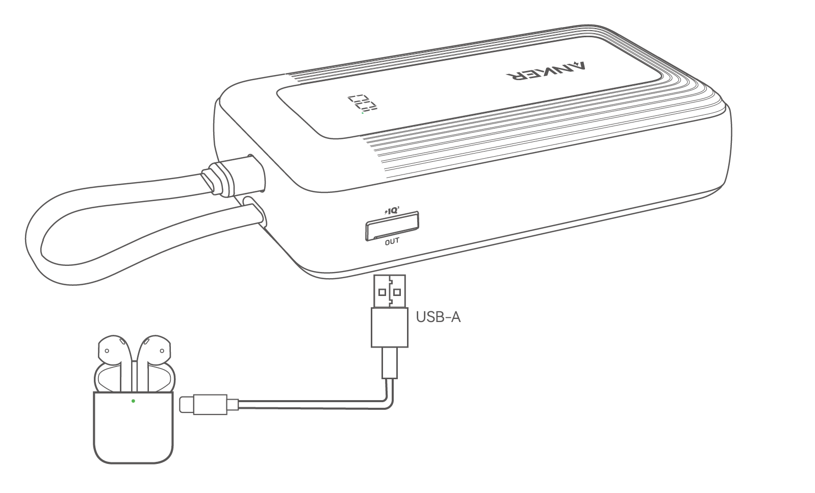 Anker Zolo Power Bank (20K, 30W, Built-In USB-C Cable) 取扱説明書