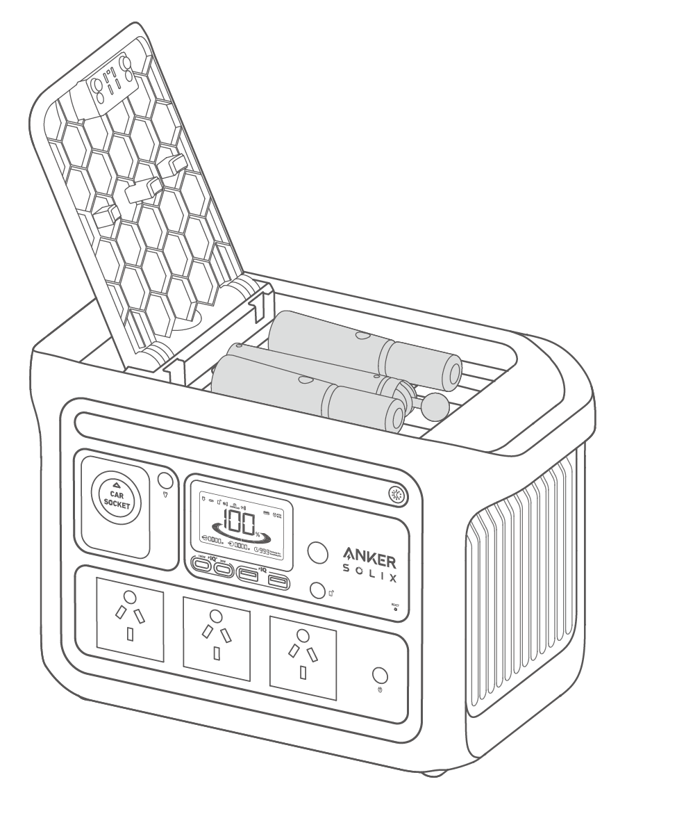 Anker SOLIX C800 PLUS Portable Power Station (768Wh |1200W) User