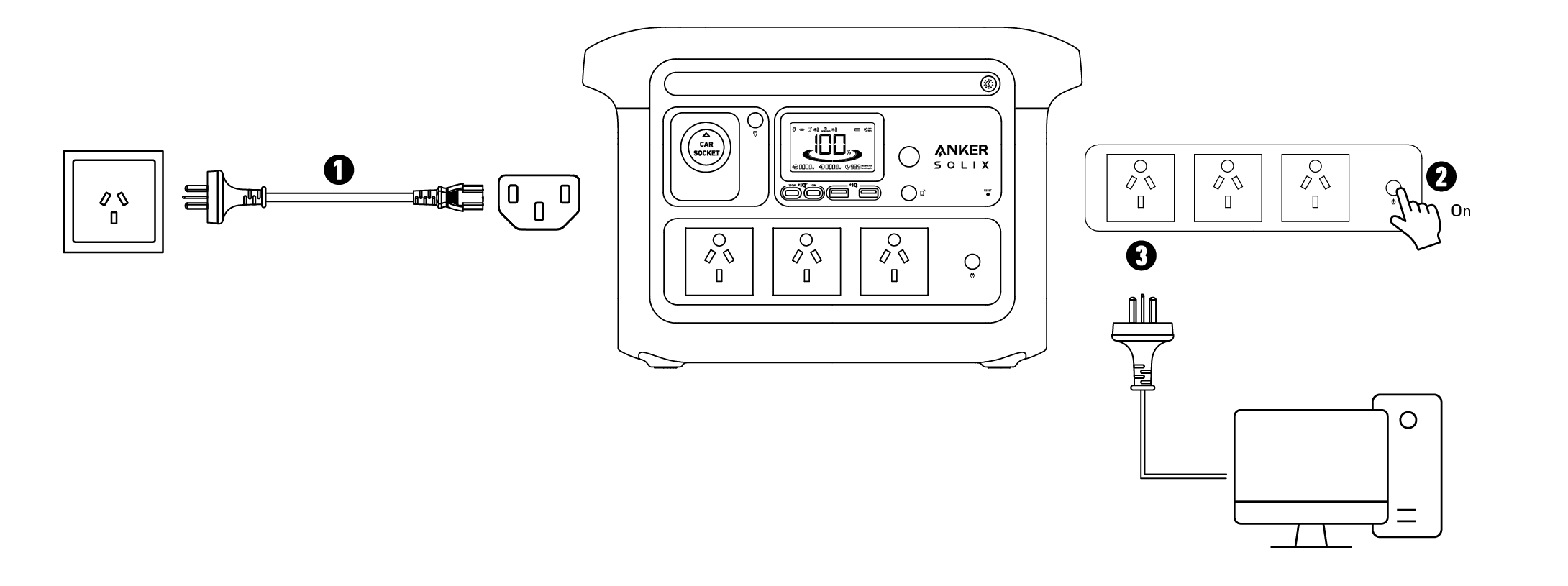 Anker SOLIX C800 PLUS Portable Power Station (768Wh |1200W) User