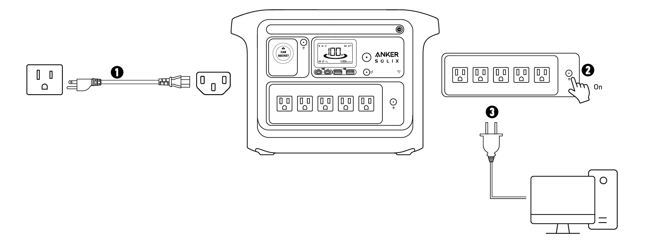 Anker SOLIX C800X Portable Power Station User Guide (A1755)