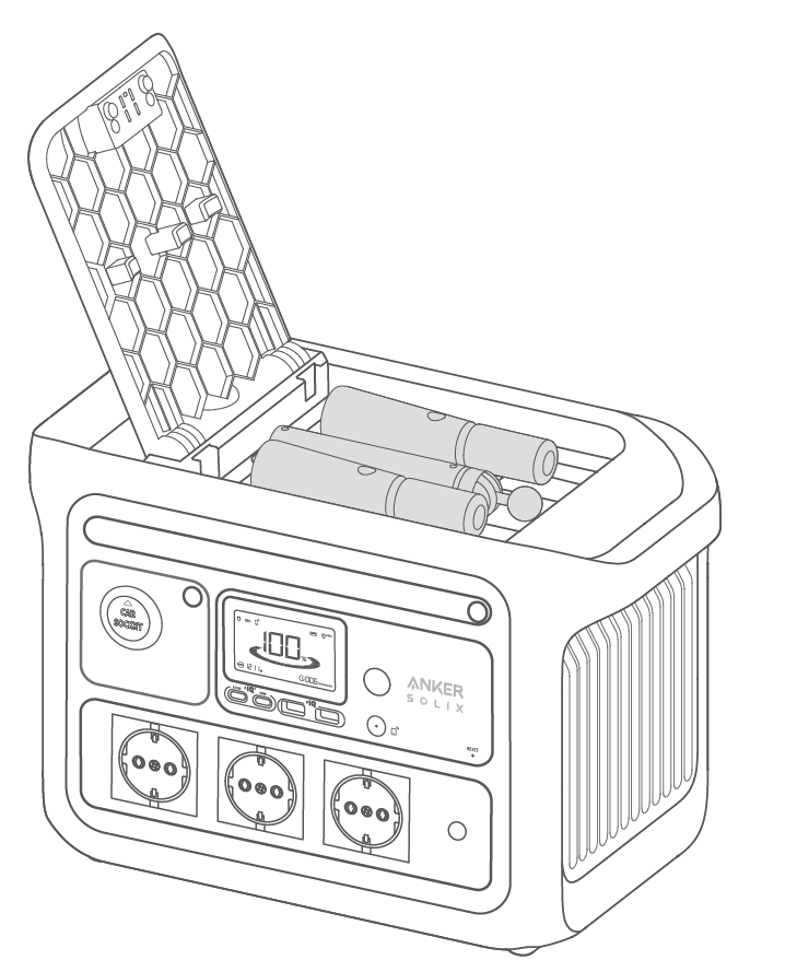 Anker SOLIX C800X Portable Power Station Kullanım Kılavuzu (A1755)