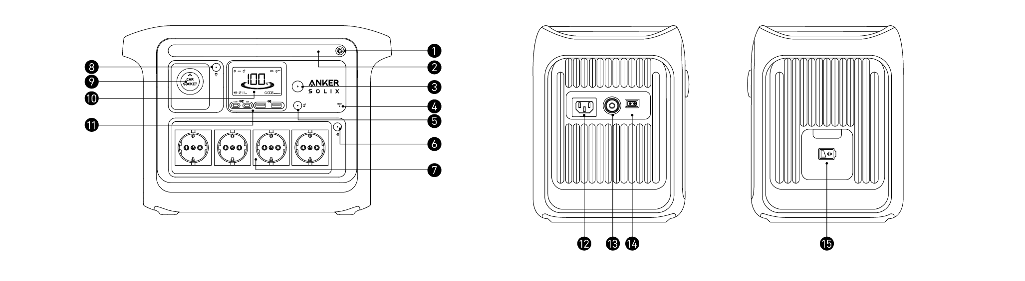 Anker SOLIX C1000/C1000X Portable Power Station KULLANICI KILAVUZU