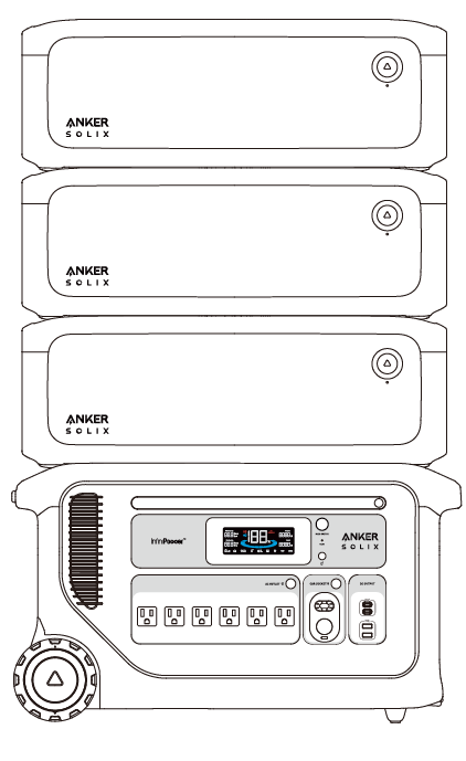 Anker SOLIX F3000 Portable Power Station 取扱説明書 (A1782)