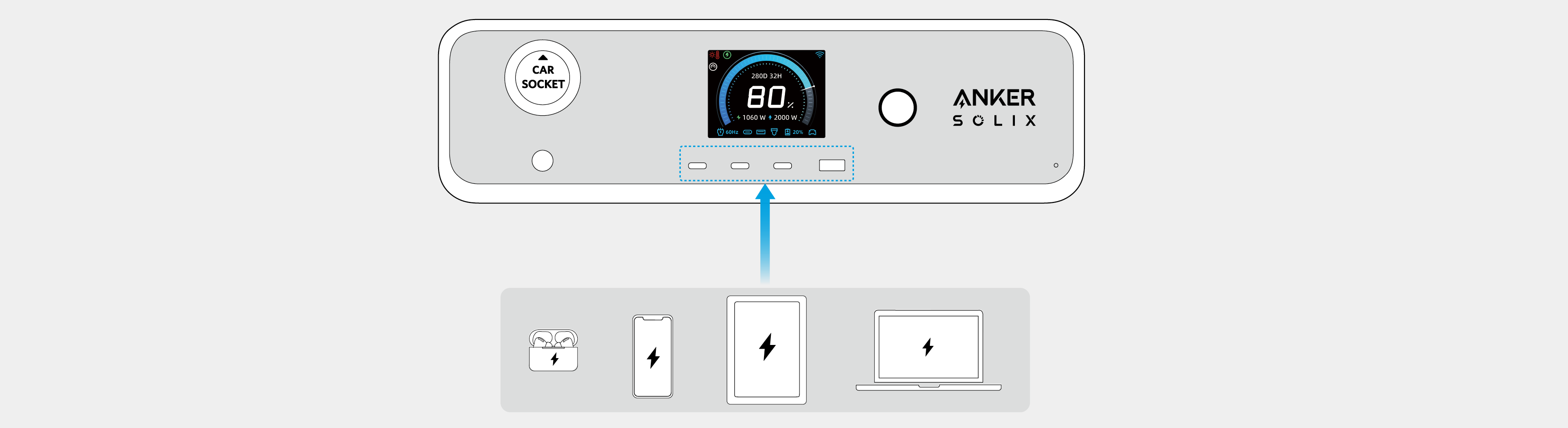 Anker SOLIX C2000 Gen 2 Portable Power Station 取扱説明書 (A1783)
