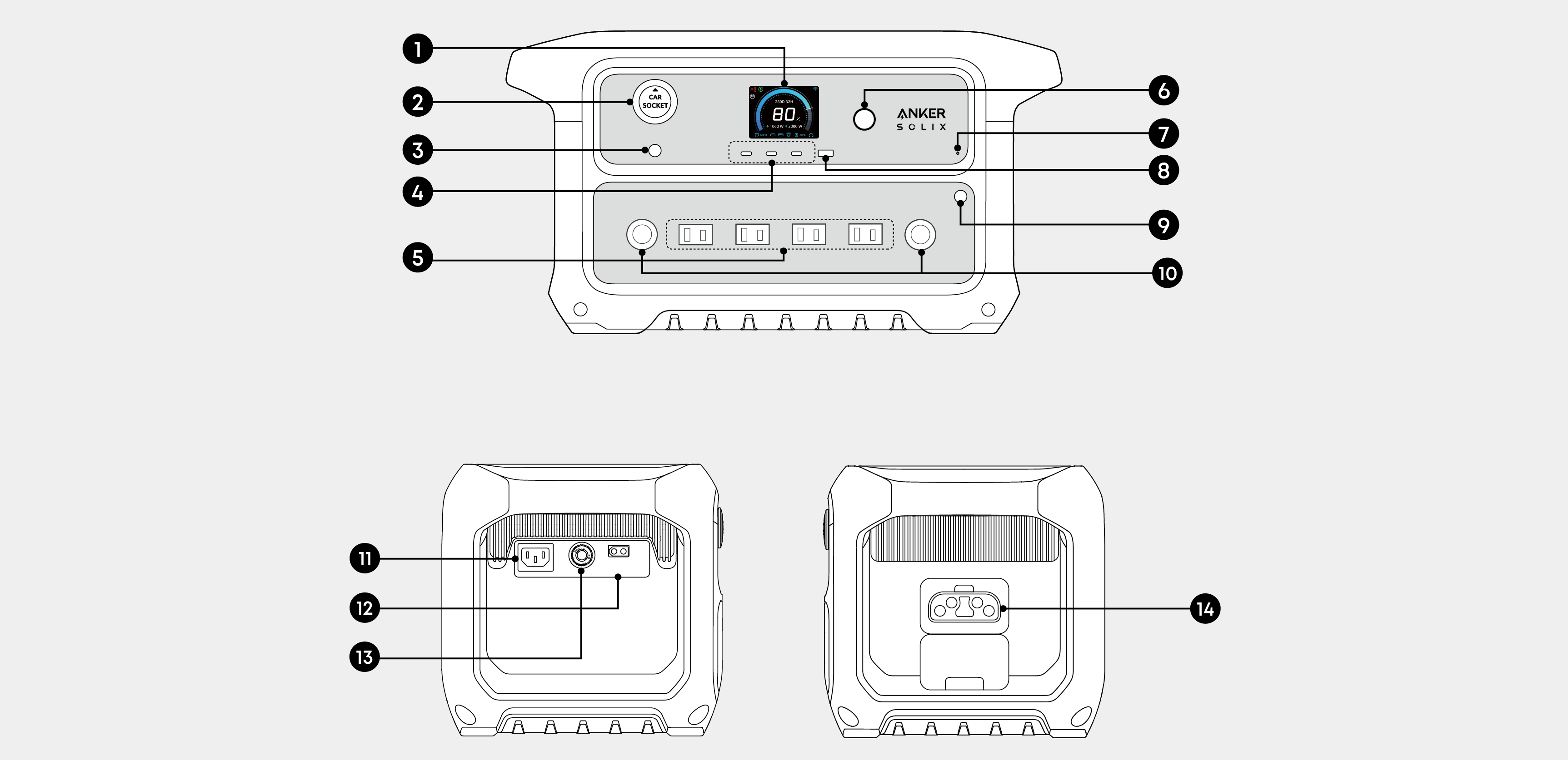 Anker SOLIX C2000 Gen 2 Portable Power Station 取扱説明書 (A1783)