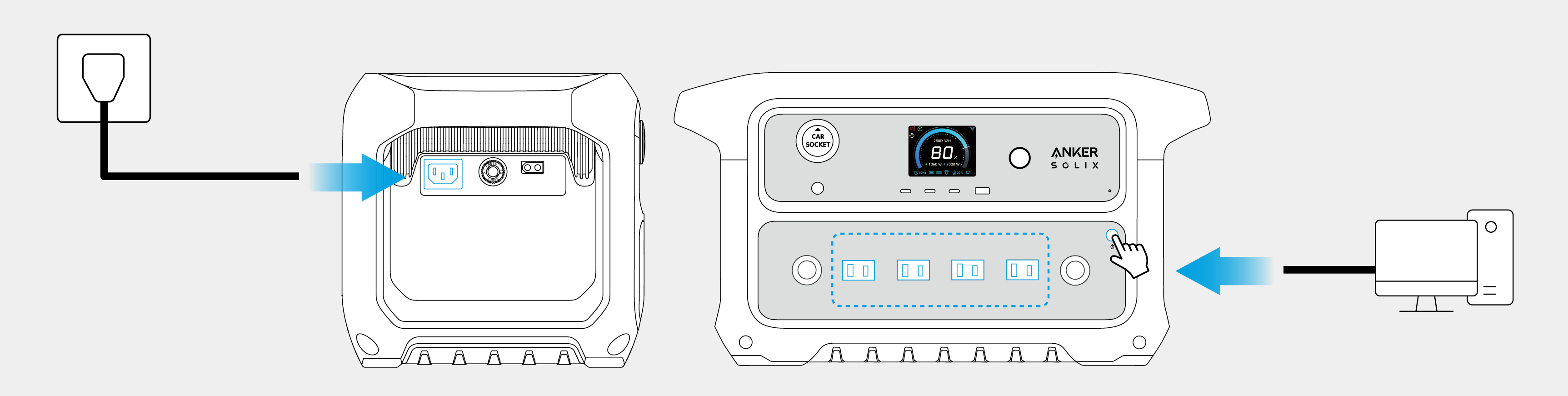 Anker SOLIX C2000 Gen 2 Portable Power Station 取扱説明書 (A1783)