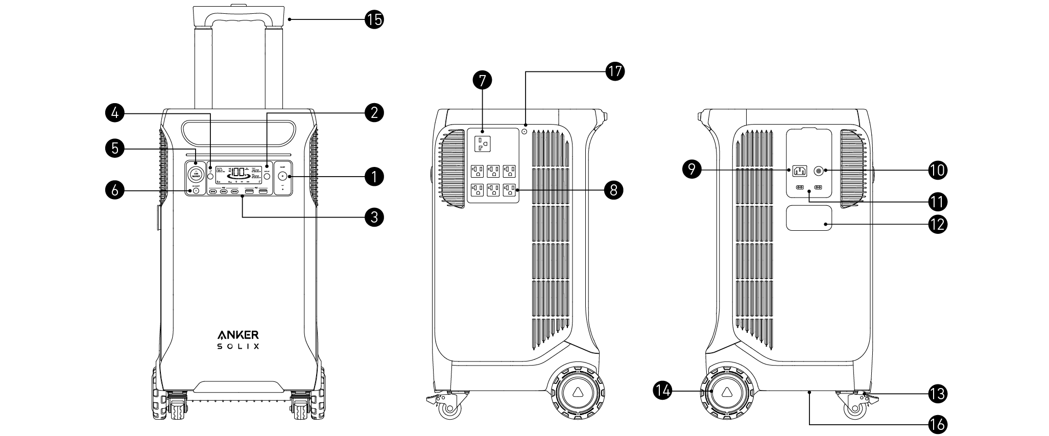 anker34専用台 Anker SOLIX F3800 Portable Power Stationユーザーガイド (A1790)