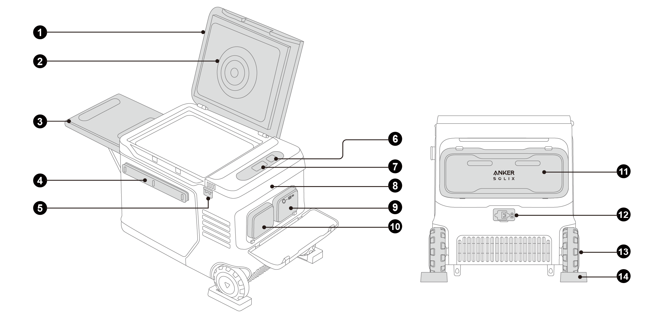 Anker SOLIX EverFrost 2 40L Electric Cooler 取扱説明書 (A17A4)
