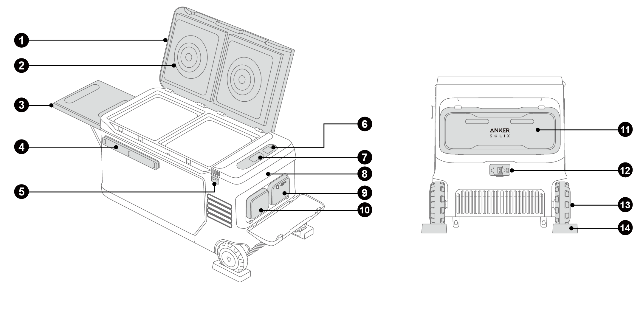 Anker SOLIX EverFrost 2 58L Electric Cooler User Guide (A17A5)