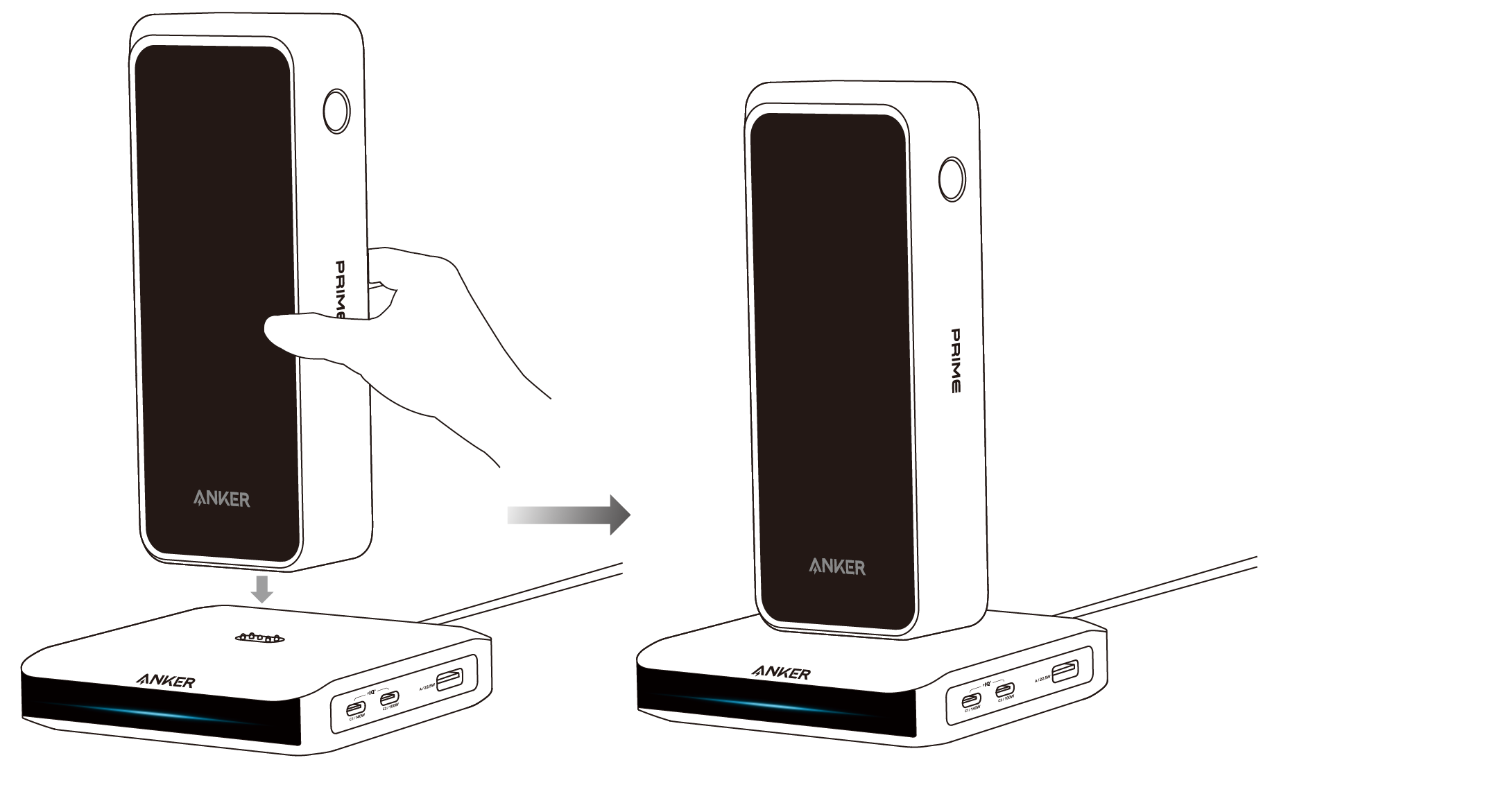 Anker Prime Charging Base (150W, 3 Ports) User Guide (A1903)