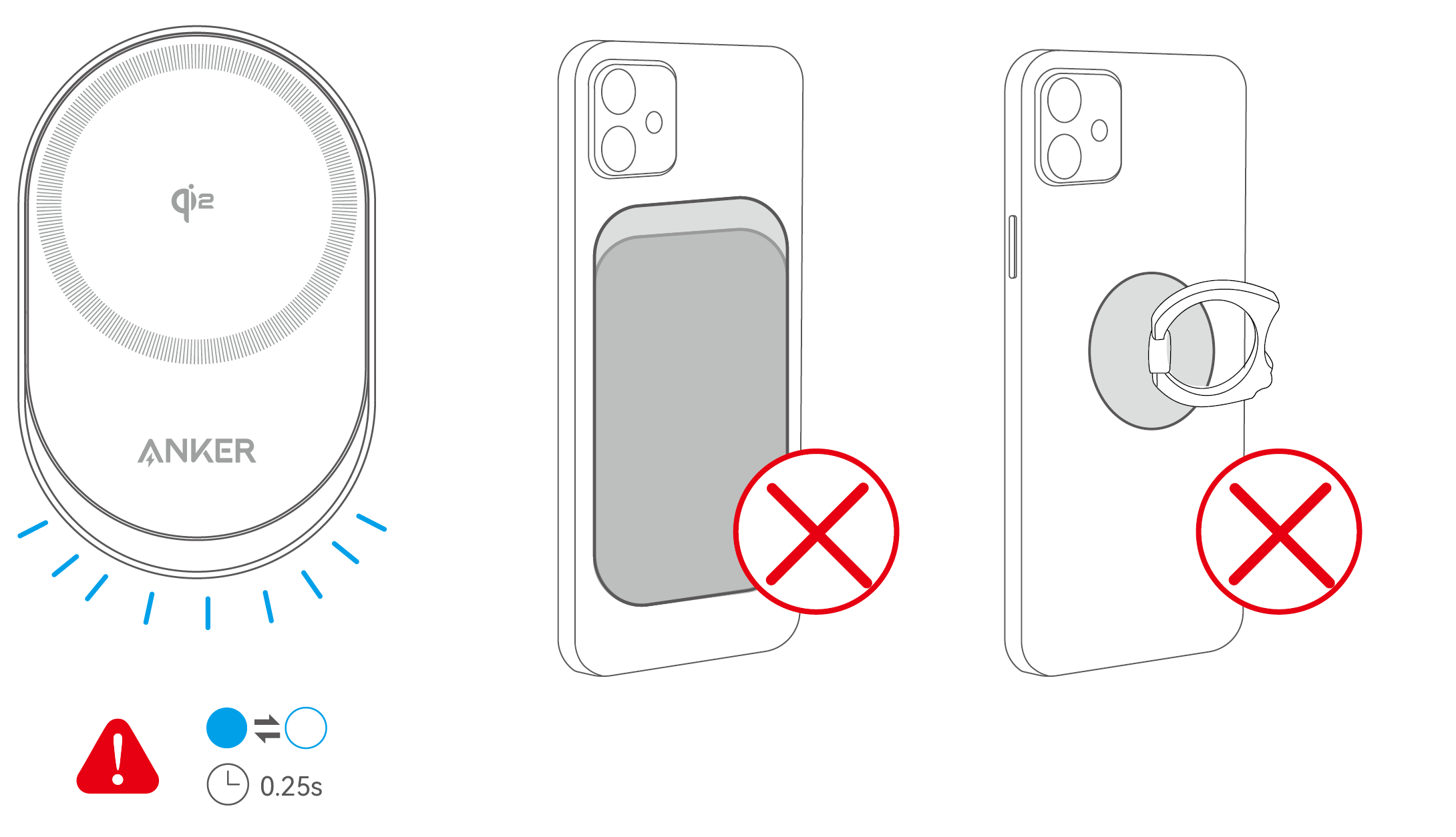 Anker Prime Wireless Car Charger (MagGo, AirCool, Pad) 取扱説明書