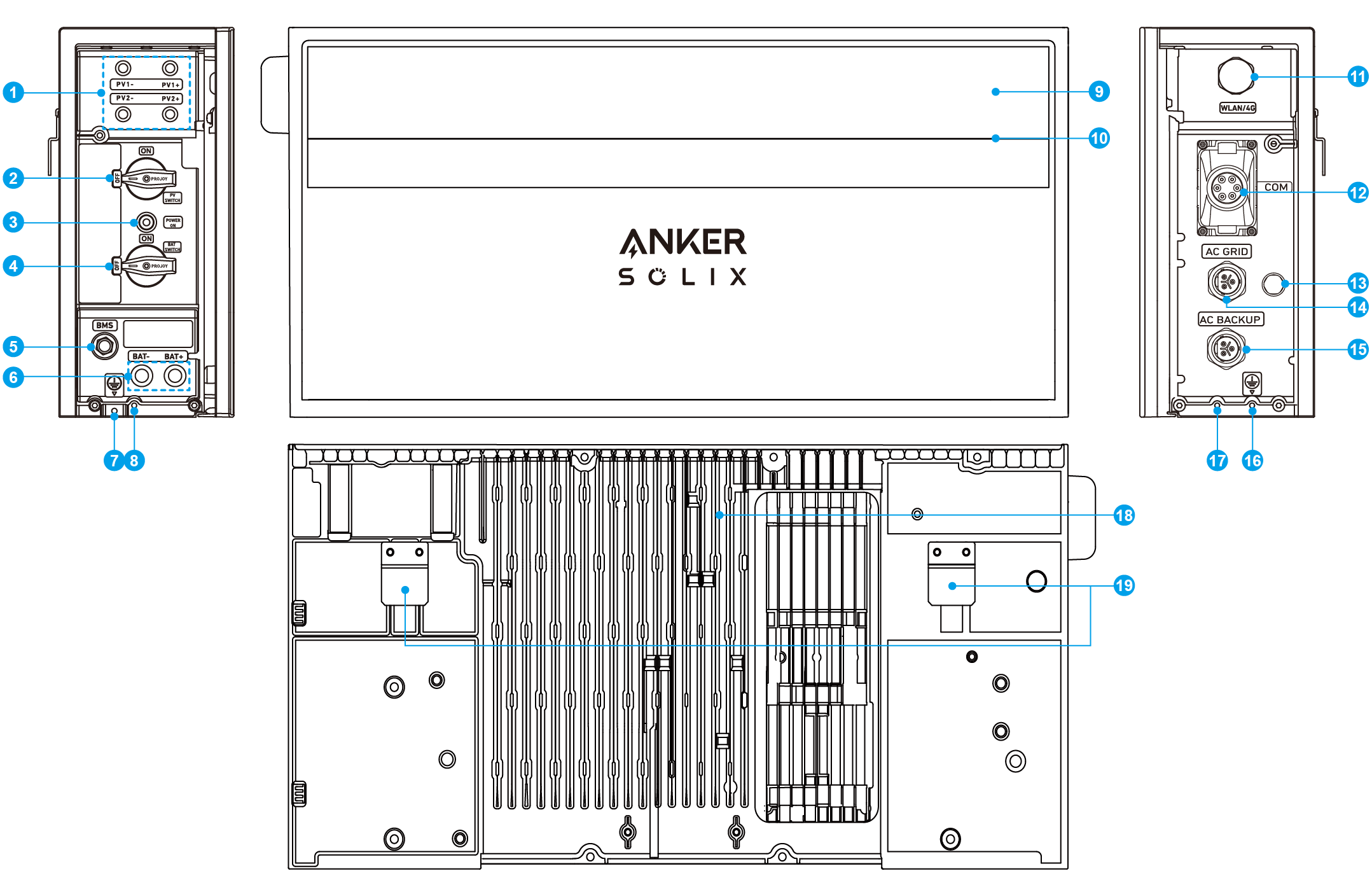 Anker SOLIX X1 Power Module X1-H(3.68~6)K-S Installer Guide
