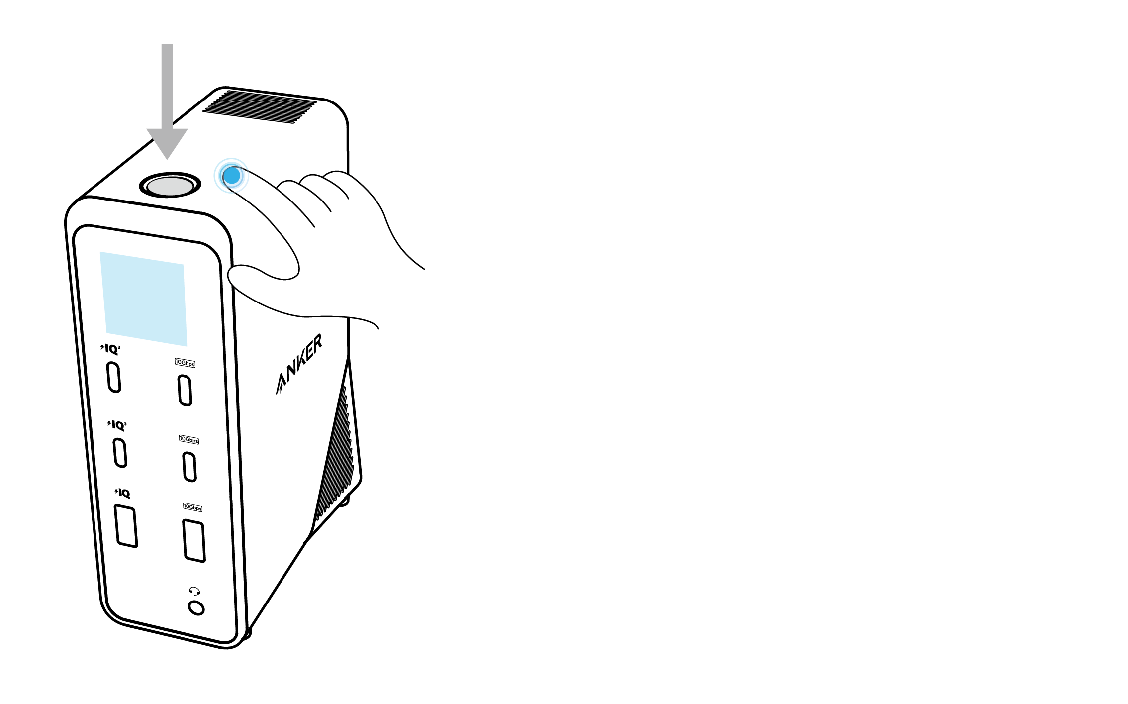 Anker Prime Charging Docking Station (14-in-1, Dual Display, 160W