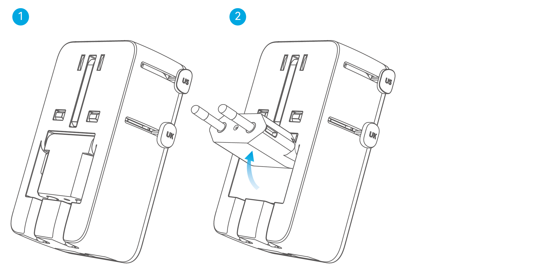 Anker Nano Travel Adapter (5-in-1, 20W) 取扱説明書 (A9215)