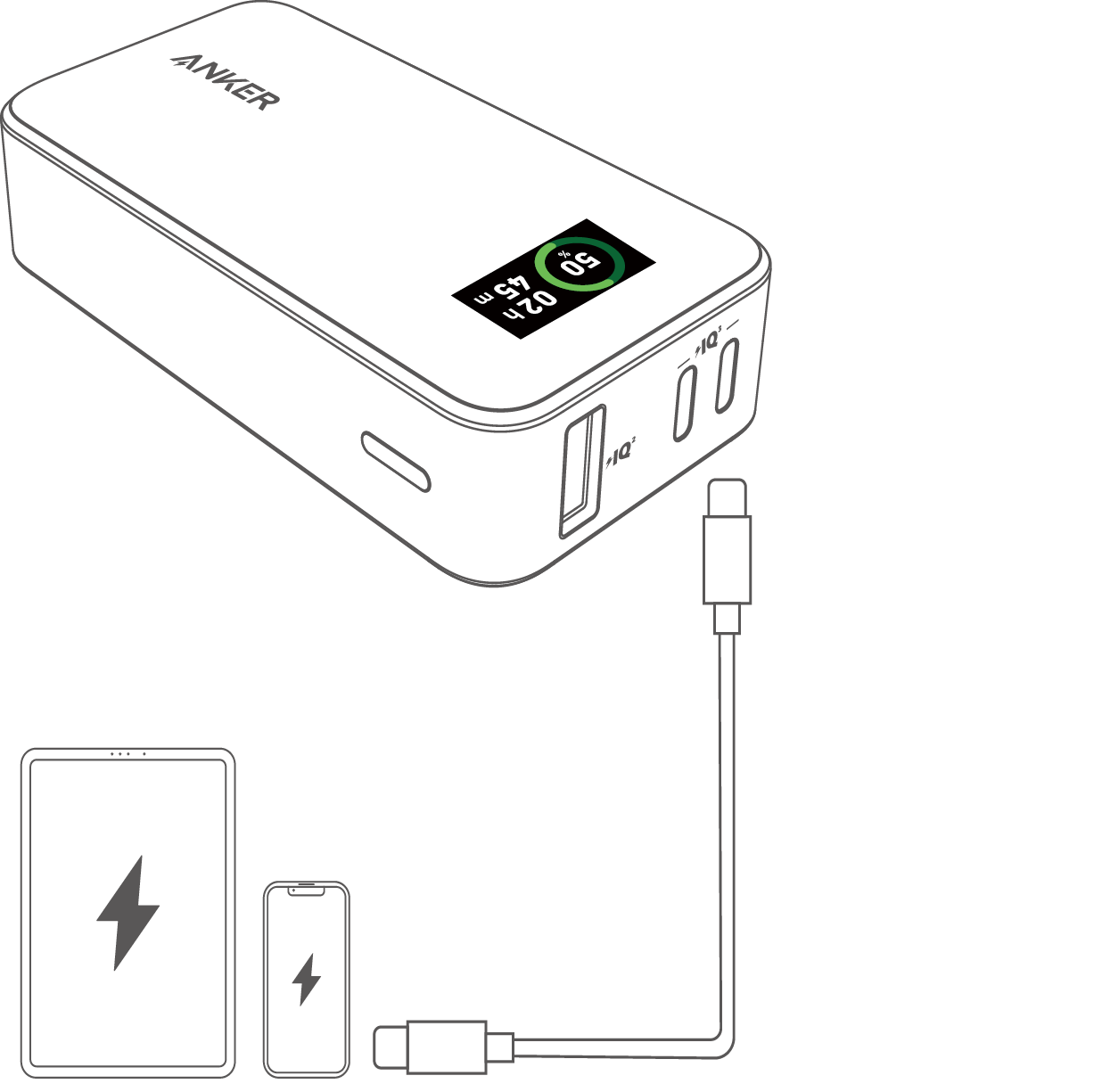 Anker 533 PowerBank (PowerCore 30W) User Guide (A1256upgraded)