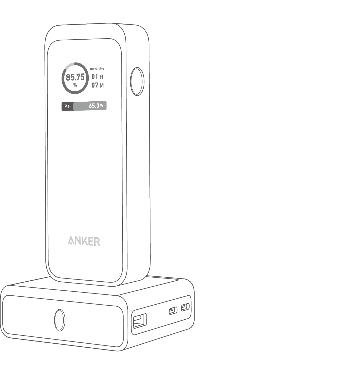 Anker Prime 12,000mAh Power Bank (130W) 사용자 가이드 (A1335)