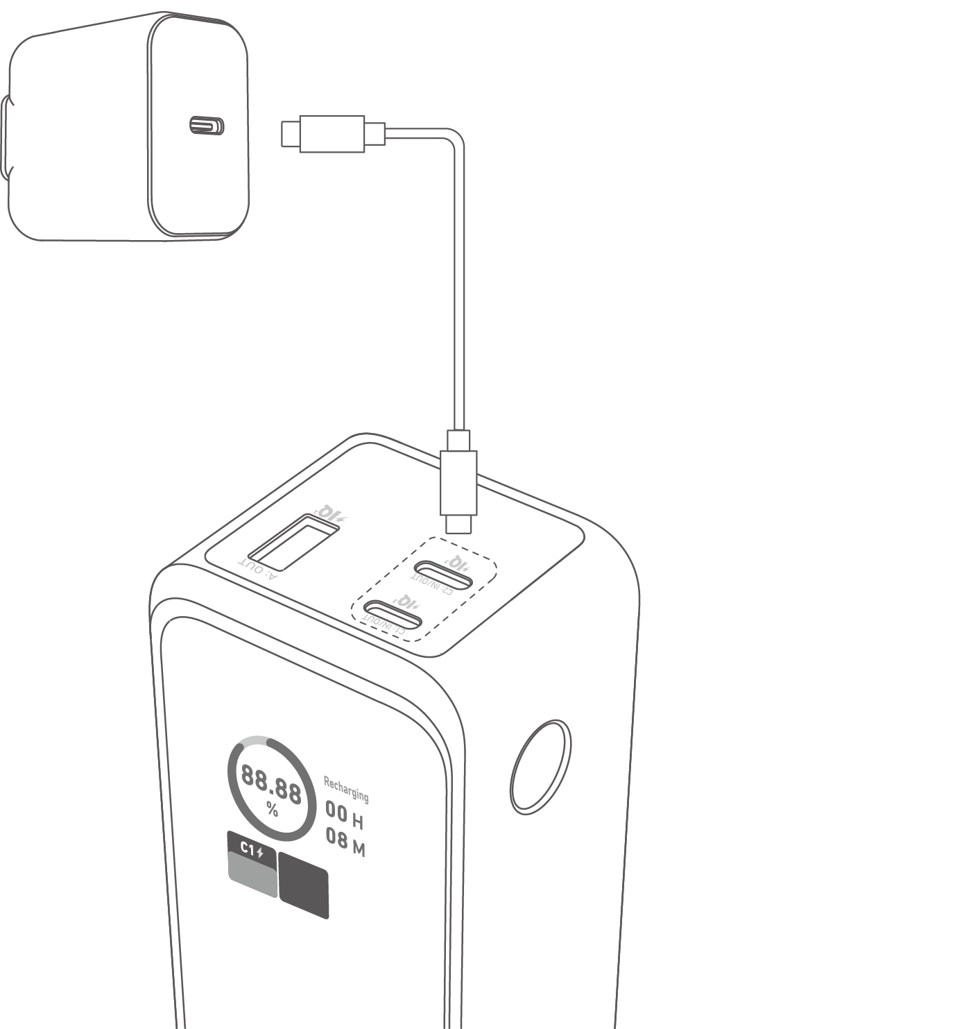 Anker Prime 20,000mAh Power Bank(200W) User Guide (A1336)