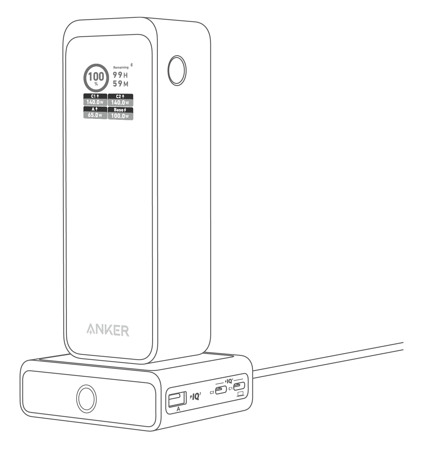 Anker Prime 27,650mAh Power Bank (250W) Guia do usuário (A1340)