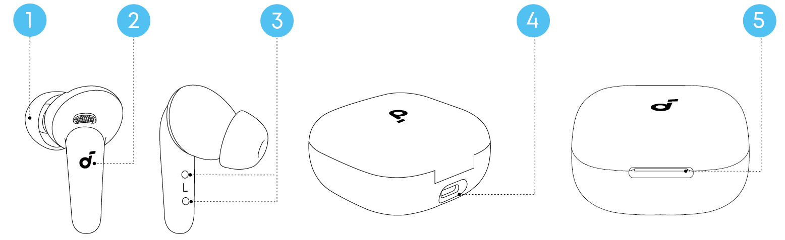 soundcore R60i NC User Guide (D1202C)