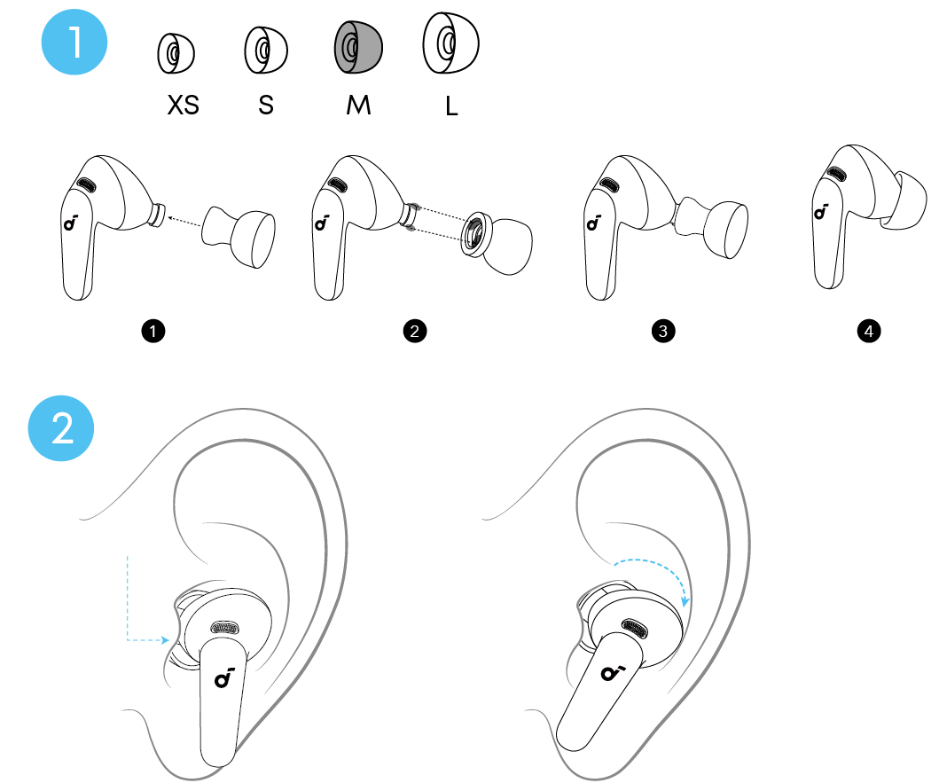 soundcore R60i NC User Guide (D1202C)