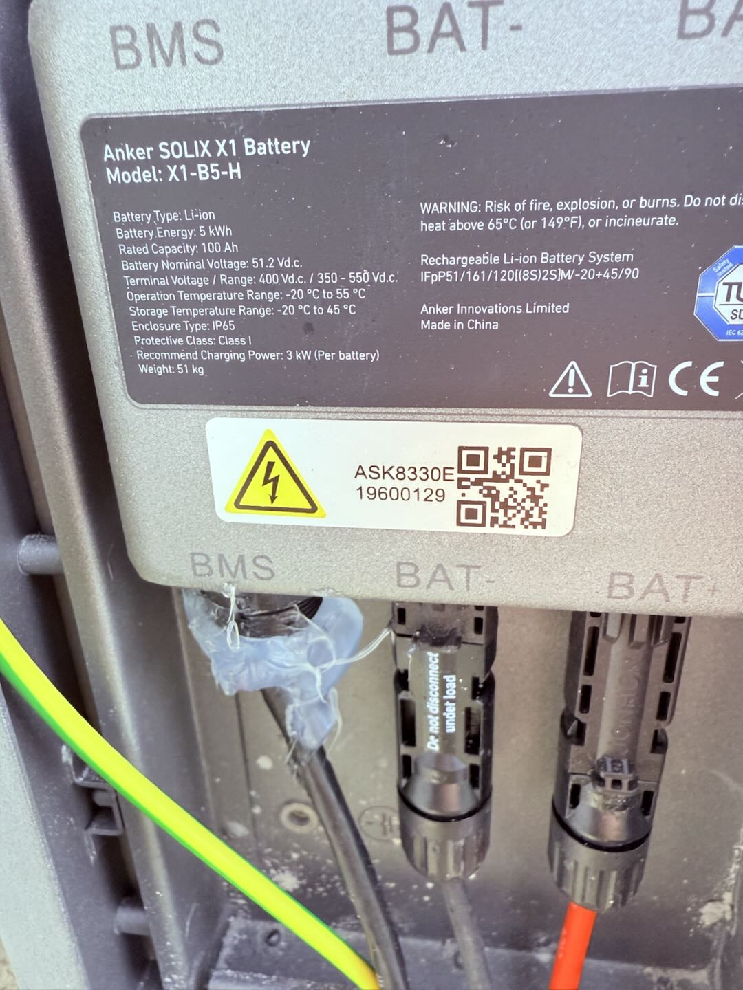Anker SOLIX X1 Hybrid Three-Phase Energy Storage System (X1-H5/8